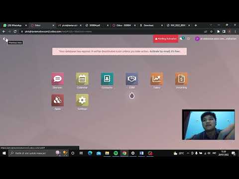 UAS PHP  Tutorial membuat sistem Customer Relationship Management (CRM) menggunakan aplikasi Odoo