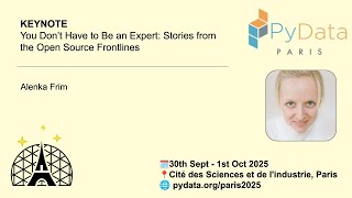 KEYNOTE Alenka Frim - You Don’t Have to Be an Expert: Stories from the Open Source Frontlines