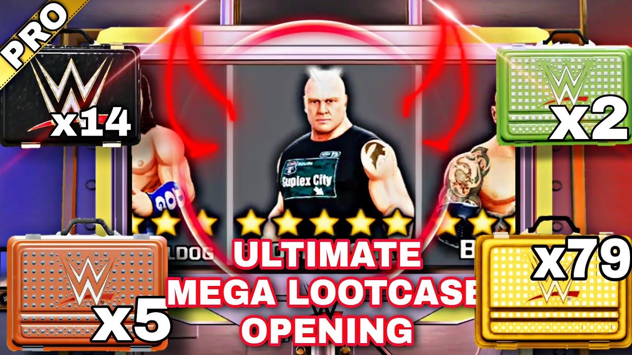 ULTIMATE (MEGA) 5 STAR LOOTCASE OPENING | WWE MAYHEM