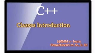 Classes introduction in C++/ Access Specifiers in C++/ Private, Public, Producted in tamil