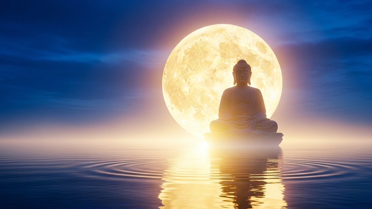 528Hz Healing Frequency Meditation | Calm Anxiety • Heal the Heart & Restore Peace 🌙🪷