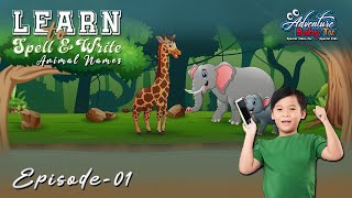 Game Belajar Mengeja & Menulis Nama Hewan | BAGIAN 01 | #namahewanuntukanak #namahewan #permainan... screenshot 2