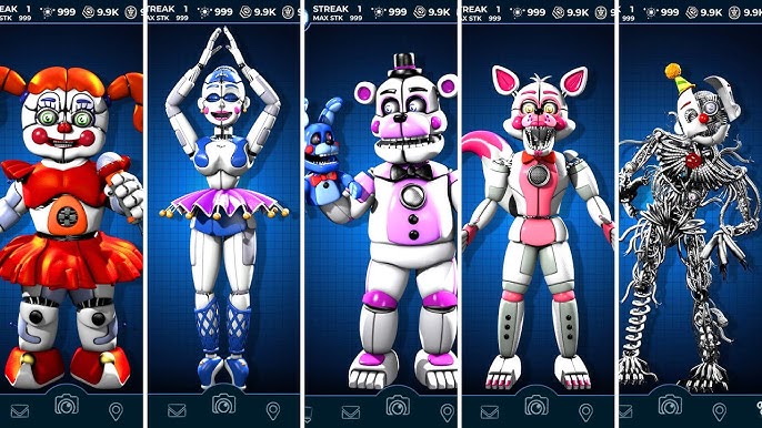 Fnaf 1 animatronics in funtime form! (THIS IS A REUPLOAD ALL CREDIT GOES TO  u/Gianart04) : r/fivenightsatfreddys