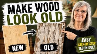 Make New Wood Look Old & Weathered