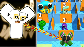 Merge Alphabet Letter run game max level part 05 #mergealphabetlorerun
