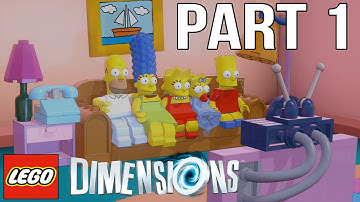 LEGO Dimensions Walkthrough Part 1 - The Simpsons! (Gameplay Let