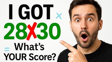 Can You Beat My 10-Second Math Challenge? I Scored 28/30 - Quizic