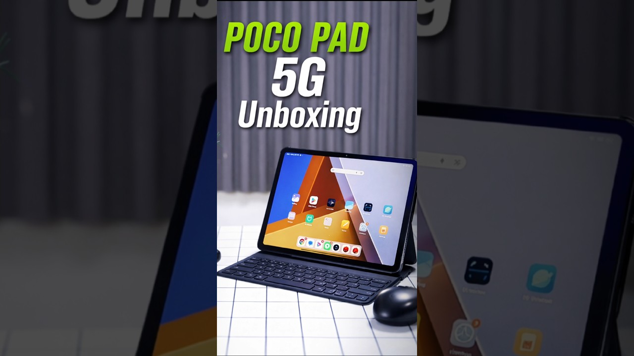 Распаковка Poco Pad 5G
