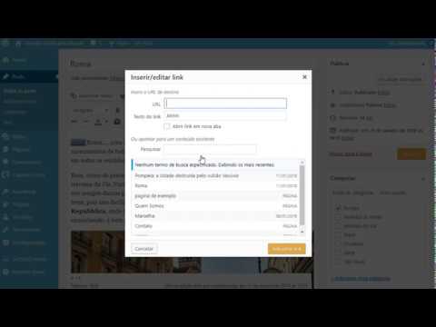 Wordpress - Como inserir um link para outra postagem
