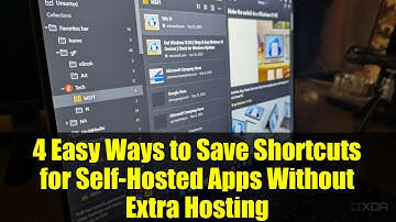 4 Easy Ways to Save Shortcuts for Self-Hosted Apps Without Extra Hosting