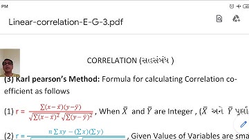 Dr.V.N.Pansuria, Correlation-Part-5 S Y B.Com Eng.Guj & S Y BBA