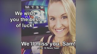 18 News at Noon: Samantha says goodbye