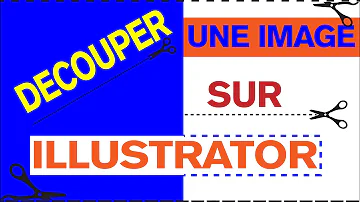 Comment couper une partie d'image sur Illustrator ?