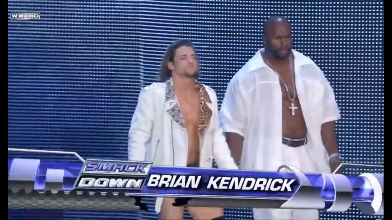 スポーツ選手 wwe series7 Brian Kendrick W/ Ezekiel vs Shannon Moore (WWE SmackDown 7/25/08