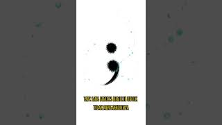 Semicolon titik koma ; tetap semangat jangan pernah menyerah;