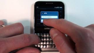 Samsung Galaxy Pro B7510 Internetne nastavitve