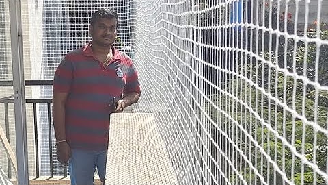 Durga Safety Net Today Fixing Bird Net For balcony, Pigeon Netting Service Bangalore and Hyderabad