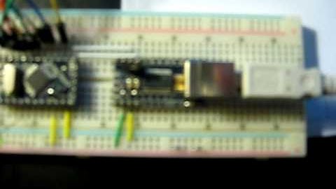 Mini Arduino and 7-Segment LED