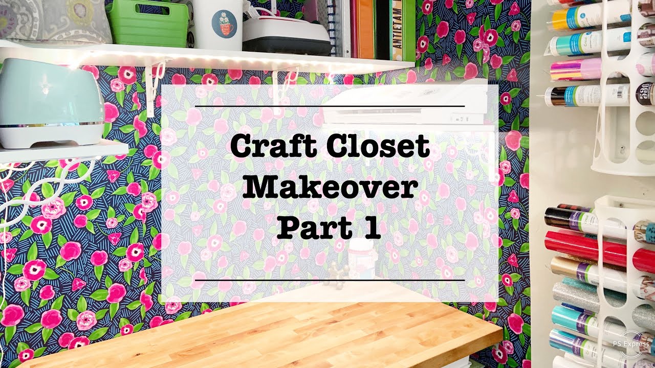 Turn a Coat Closet into Craft Storage {tutorial} – gingersnapcrafts