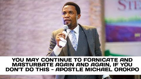 YOU MAY CONTINUE TO FORNICATE AND MASTURBATE AGAIN AND AGAIN, IF YOU DON