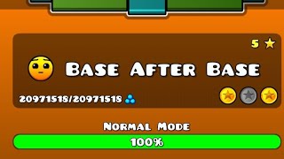 Я прошёл Base After Base в Geometry Dash (+прошёл Can let's go)