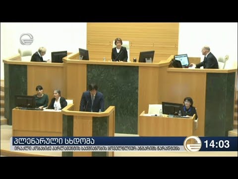 პლენარული სხდომა