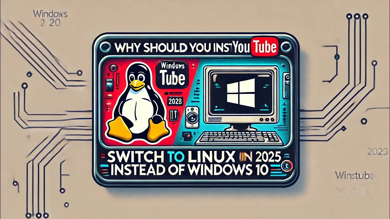 Why Should You Install Linux in 2025 Instead of Windows 10 - YouTube