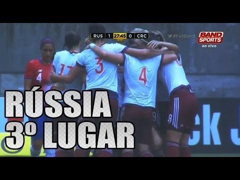 [Gol] Rússia 1x0 Costa Rica - Torneio Internacional de Futebol Feminino 2016