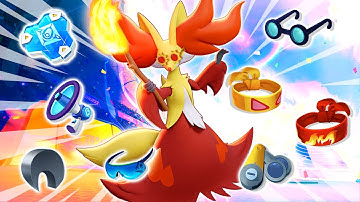 THE ULTIMATE DELPHOX BUILD GUIDE! *Held Items // Abilities* - Pokemon Unite!