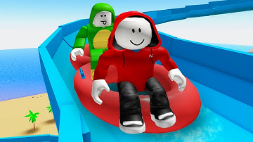 The Biggest WATER PARK in Roblox