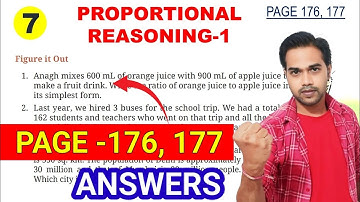 Class 8 Maths Ch 7 Page 176 & 177 | Proportional Reasoning 1 Class 8 | Ganita Prakash Figure it out