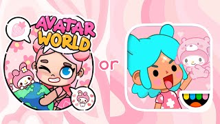 Avatar world or Toca World💕Pink choose 💗/ Toca boca / Pazu 💗