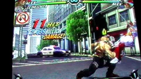 TvC Alex double Power Bomb (Bird Missile relaunch)