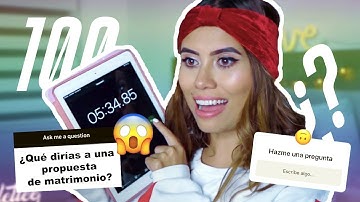 ¡CONTESTO 100 PREGUNTAS EN 5 MINUTOS! - Paulettee