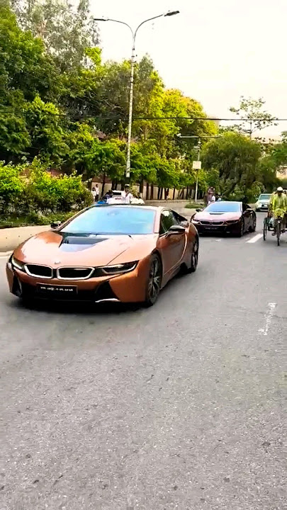 BMW I8 IN DHAKA BANGLADESH 🥶 #bmwi8 #bmw #sportscar #supercars #shorts #shortsfeed #ytshorts #viral