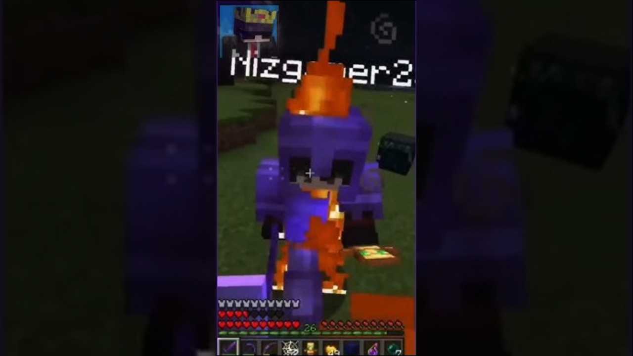Senpai Spider Best PvP Edit #senpaipider #nizgamer #minecraft #shorts