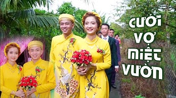 Đám Cưới Miệt Vườn Đẹp Như Tranh Vẽ, "Soái Ca Ngọc Nữ" Cực Kỳ Dễ Thương Rất Đẹp Đôi