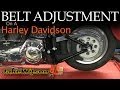 Harley Davidson Belt Inspection & Adjustment