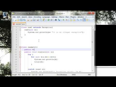 How to create User Defined Exceptions in Java Programming (Hindi) - YouTube