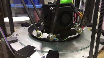 AnyCubic Kossel Printing at 75 mm/s Print Speed