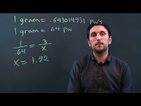 Pennyweight To Gram Conversion Chart