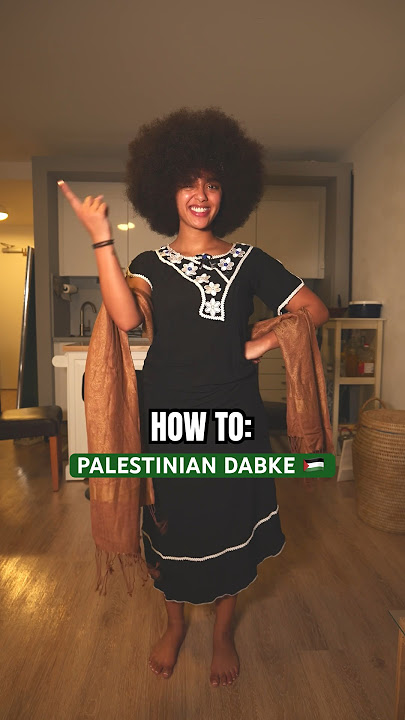 HOW TO: PALESTINIAN DABKE 🇵🇸🍉 #youtubeshorts #inesouqs #dance (couldn’t post the full vid)