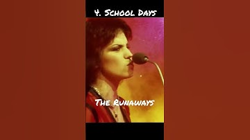 Thumbnail of The Runaways Top 5 Hit Songs #hardrock #glamrock #punkrock #heavymetal #americanband