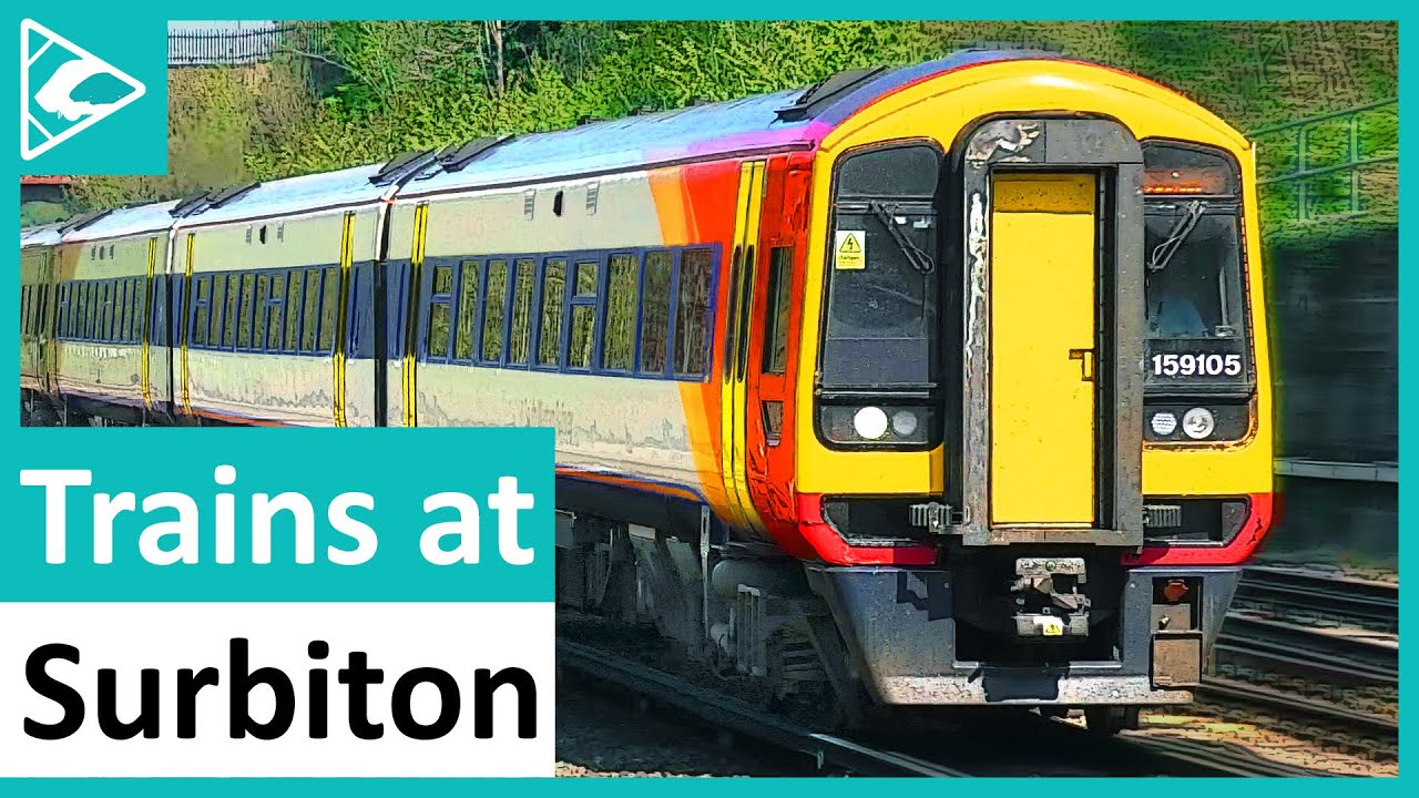 Trains at Surbiton (SWML) 24/04/2021