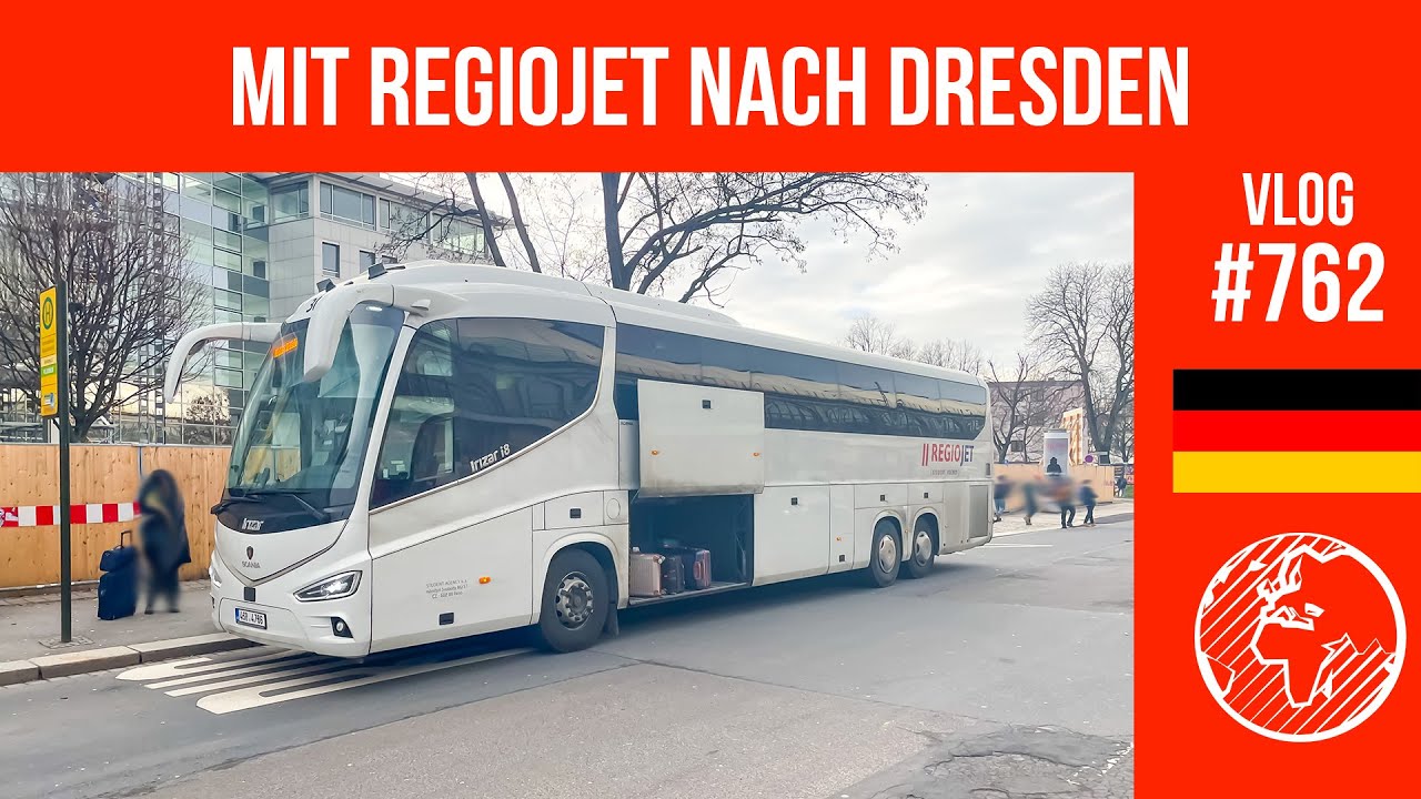 Mit RegioJet nach Dresden | TripReport | Vlog 762