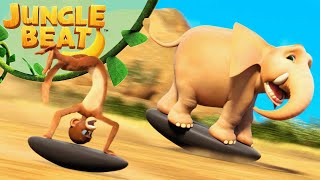 Sand Surfer | Jungle Beat | Cartoons for Kids | WildBrain Zoo