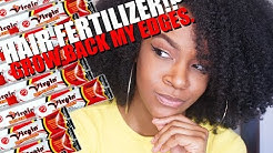 GROW BACK EDGES & RAPID HAIR GROWTH! |Virgin Hair Fertilizer | GROW EYEBROWS TOO!? 