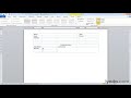 Word Tutorial - Creating professional-looking forms