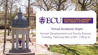 ECU College Of Health and Human Performance: Human Development and Family Science