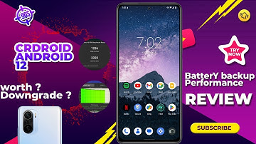 Latest cRDroid Android 12 with March Update For Mi 11x Poco F3 Redmi K40